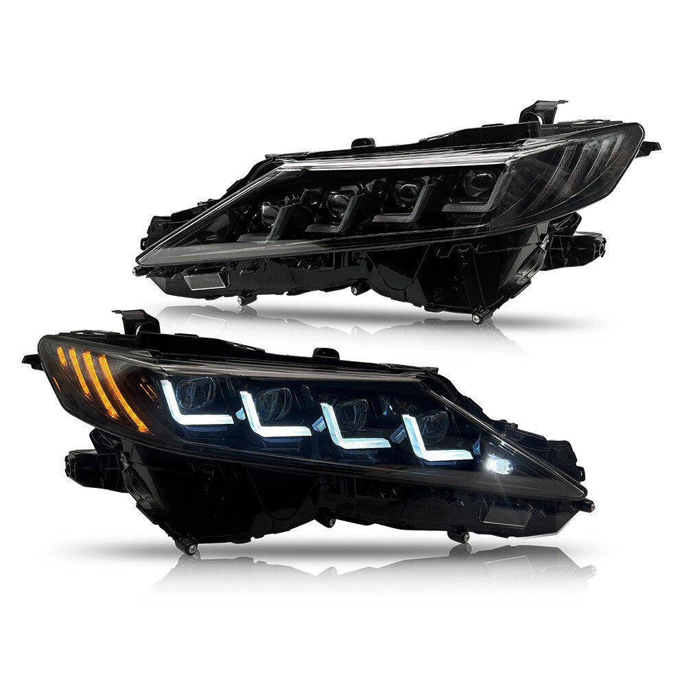 KRVN 8-Lens Quad-Beam Sequential LED Headlights [For 2018-2024 Toyota Camry]