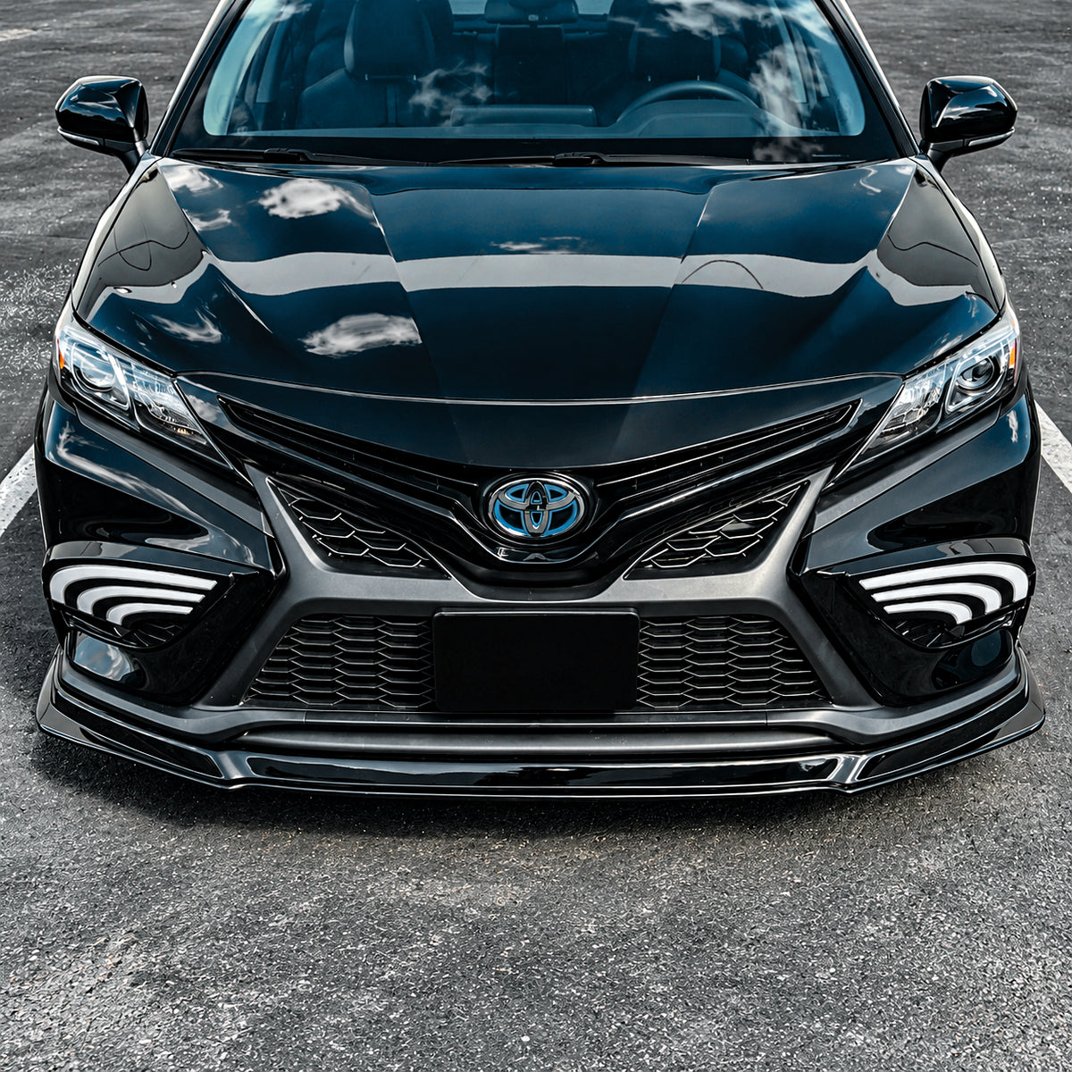 2021-2024 Toyota Camry SE/XSE KRVN GT-Style 1-Piece Front Bumper Lip