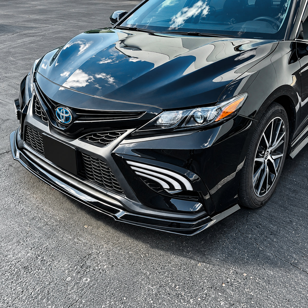2021-2024 Toyota Camry SE/XSE KRVN GT-Style 1-Piece Front Bumper Lip