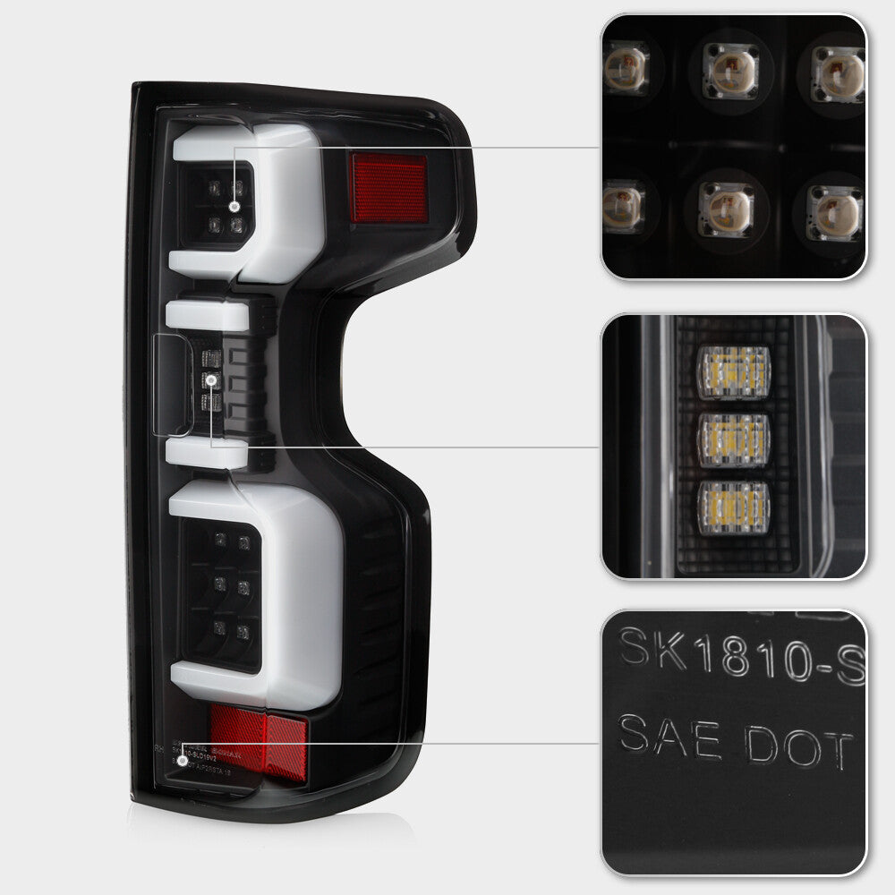 KRVN C-Streak LED Tail Lights [For Silverado 2019-23 Factory LED only]