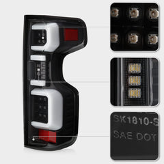 KRVN C-Streak LED Tail Lights [For Silverado 2019-23 Factory LED only]
