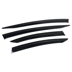 2023-2026 Toyota Prius low-profile 4-piece window visors, product and installed view 2