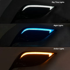 KRVN Tri-Color V2 Sequential LED DRL + Fog Light Kit for 2021-24 Toyota Camry SE/XSE — view 7