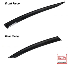 2023-2026 Toyota Prius low-profile 4-piece window visors, product and installed view 8