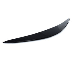 2018-2024 Camry SE/XSE/TRD Upper Front Bumper Garnish — gloss-black upper bumper garnish, curved product profile