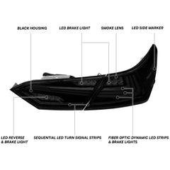 KRVN Sequential LED Tail Lights + Startup Animation [For 2018-2022 Toyota Camry]