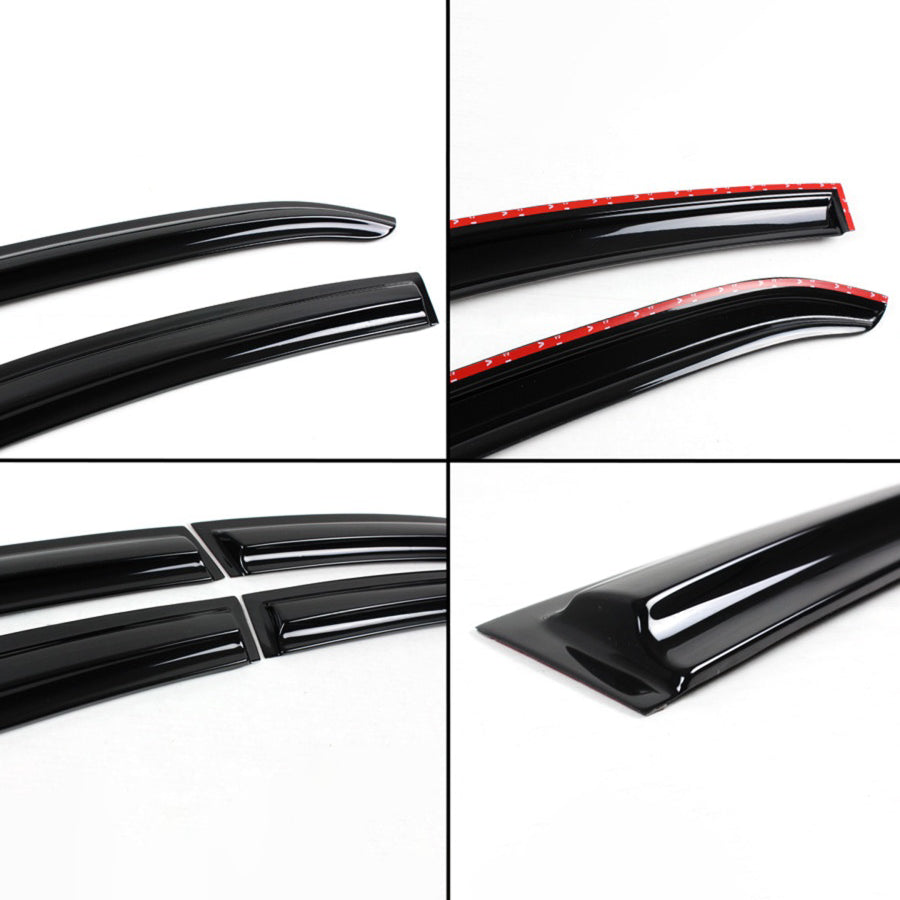 KRVN Mugen Style 3D Wavy Window Visors for 2018-2024 Toyota Camry — view 9