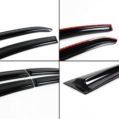 KRVN Mugen Style 3D Wavy Window Visors for 2018-2024 Toyota Camry — view 9