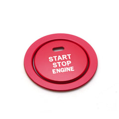 KRVN Red Aluminum Push-Start Button Cover & Ring for 2018-2026 Toyota Camry — view 2