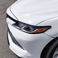 KRVN Gloss Black Headlight Eyelid Covers for 2018-2024 Toyota Camry