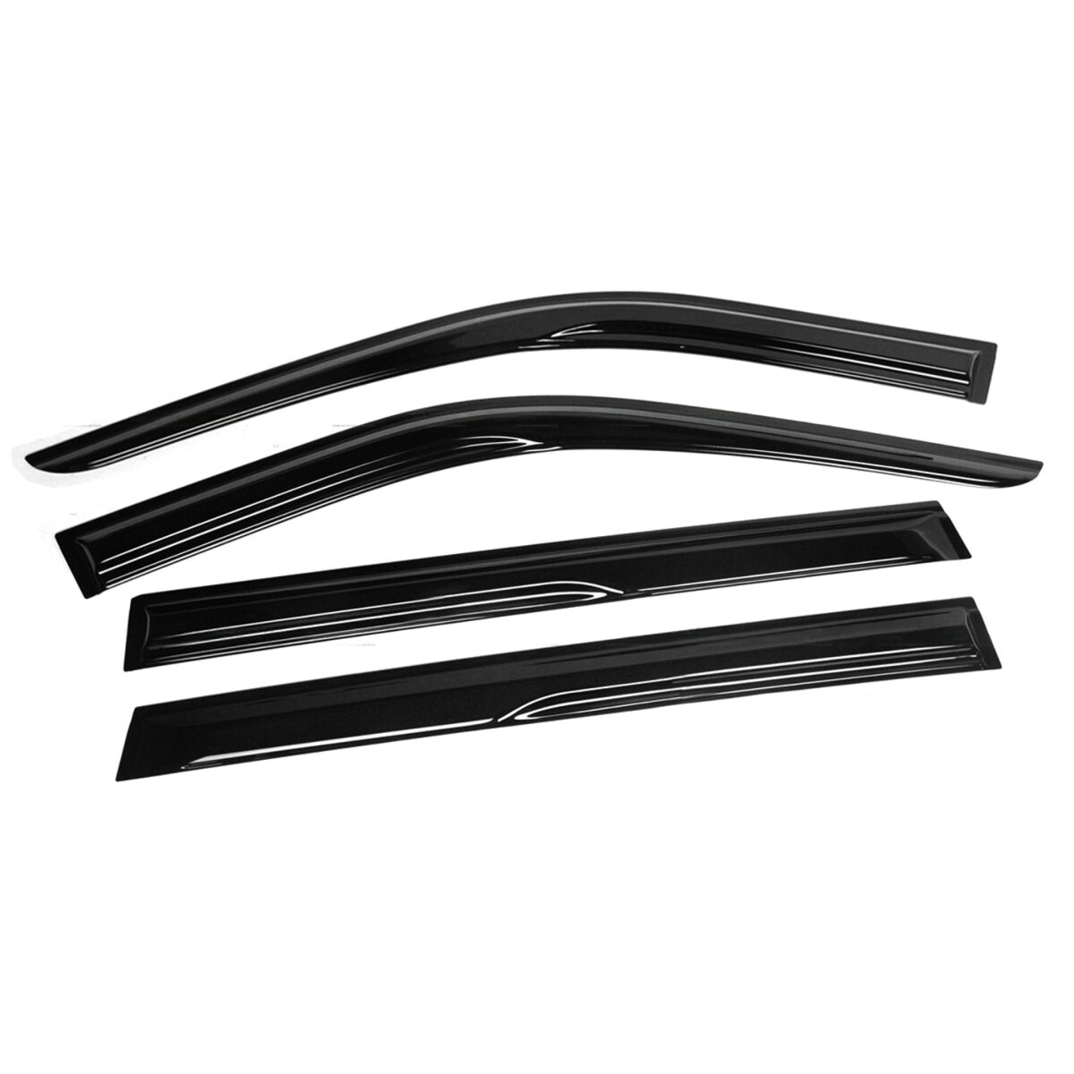 KRVN Mugen-Style 3D Wavy Window Visors [For 2020-2026 Toyota Highlander]