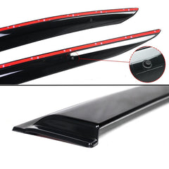 2023-2026 Toyota Prius low-profile 4-piece window visors, product and installed view 9
