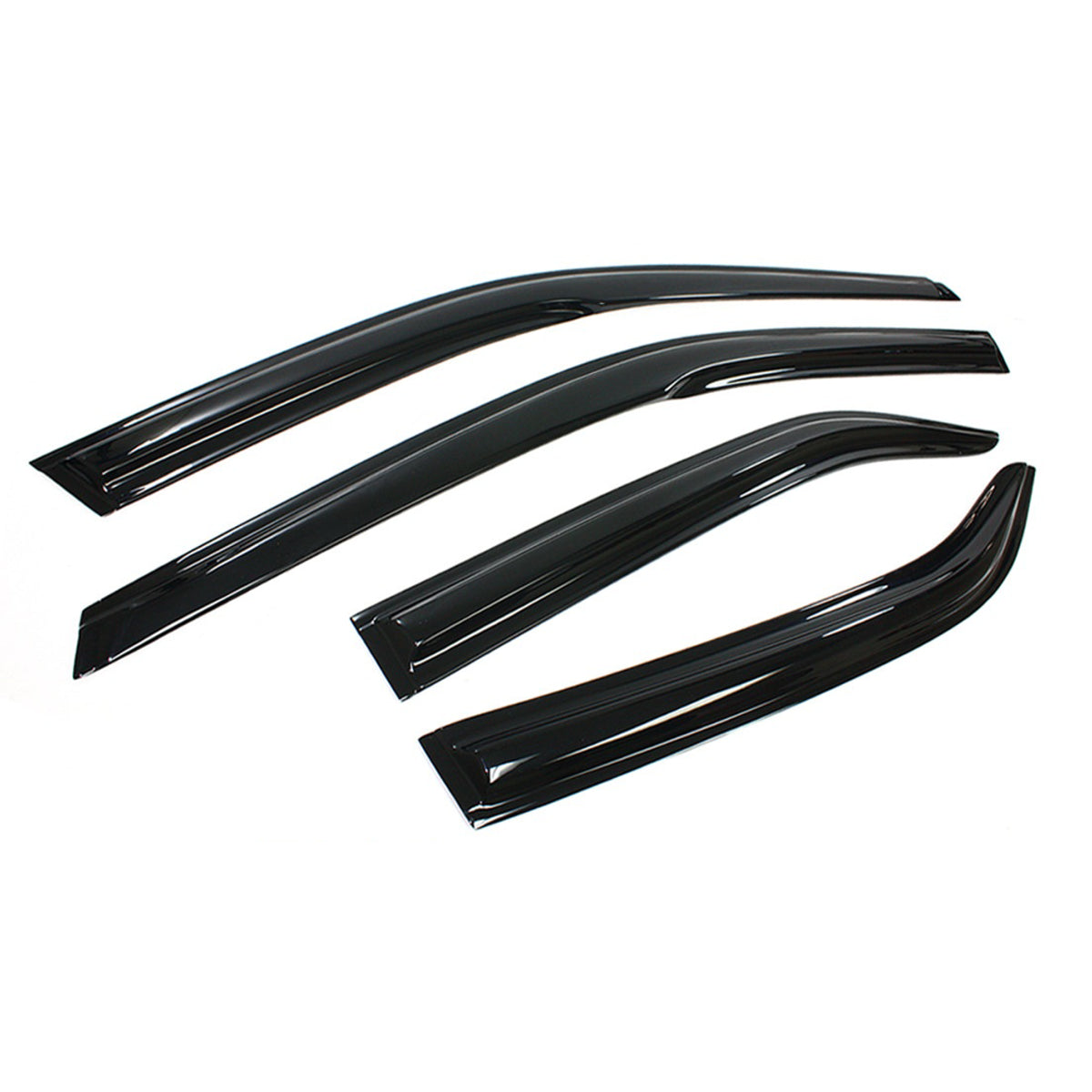 KRVN Mugen-Style 3D Wavy Window Visors [For 2007-2011 Toyota Camry SE]