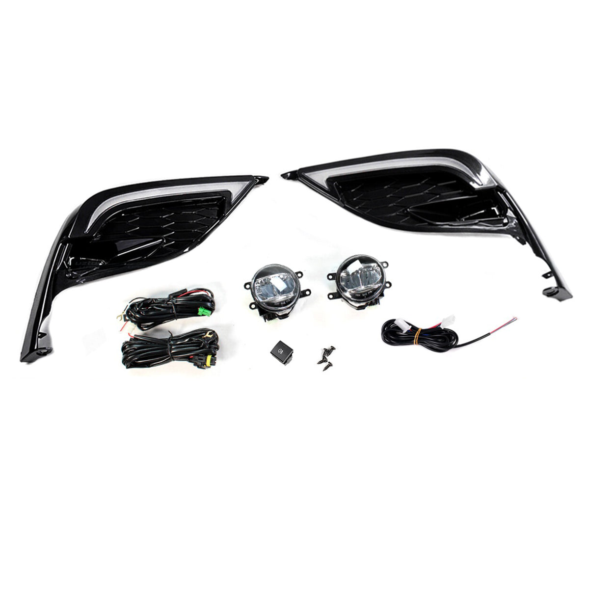 KRVN Tri-Color V2 Sequential LED DRL + Fog Light Kit for 2021-24 Toyota Camry SE/XSE — view 3