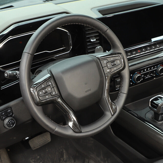 KRVN Steering Wheel Trim Cover V1 [For Silverado, Suburban, Tahoe]