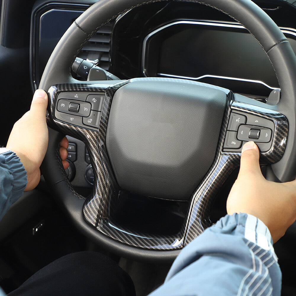KRVN Steering Wheel Trim Cover V2 [For Silverado, Suburban, Tahoe]