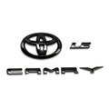 KRVN Gloss Black Rear Emblem Overlay Kit — 2018–2024 Toyota Camry LE/SE/XSE — product view 2 of 14