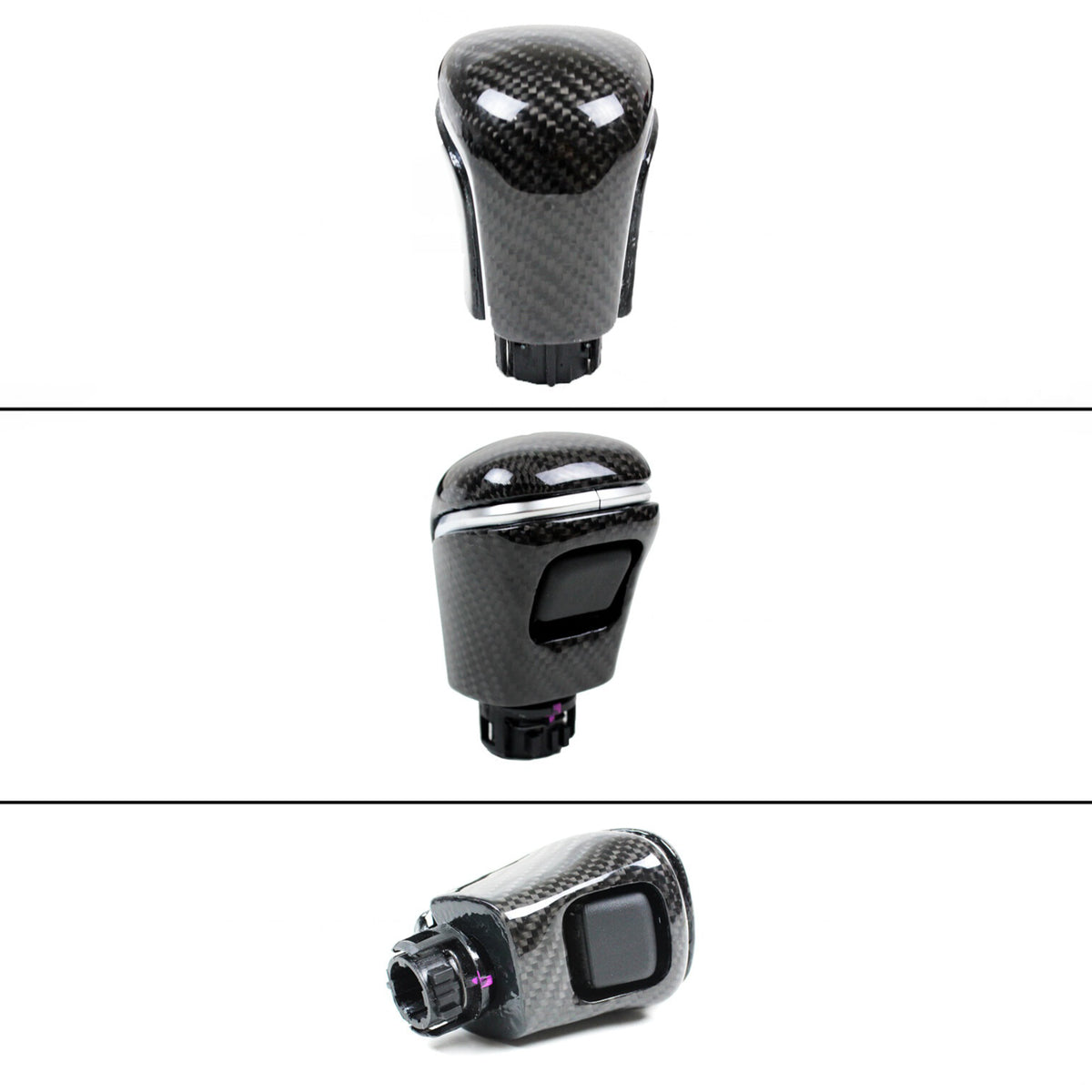 KRVN Carbon Fiber Automatic Shift Knob for 2018-2024 Toyota Camry — view 17