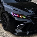 2018-2024 Toyota Camry with KRVN 8-lens quad-beam RGB LED headlights