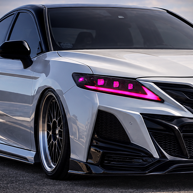 2018-2024 Toyota Camry with KRVN tri-beam RGB LED headlights