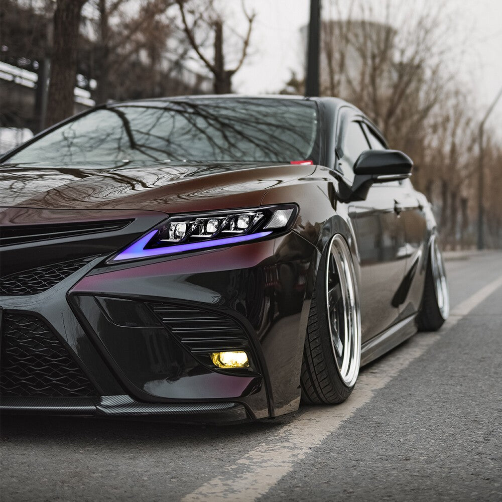 KRVN Triple-Beam Sequential Full LED Headlights [For 2018-2024 Toyota Camry]