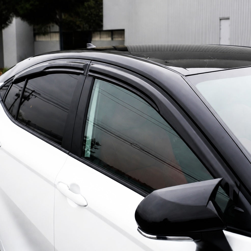 KRVN Mugen-Style 3D Wavy Window Visors for 2025-2026 Toyota Camry