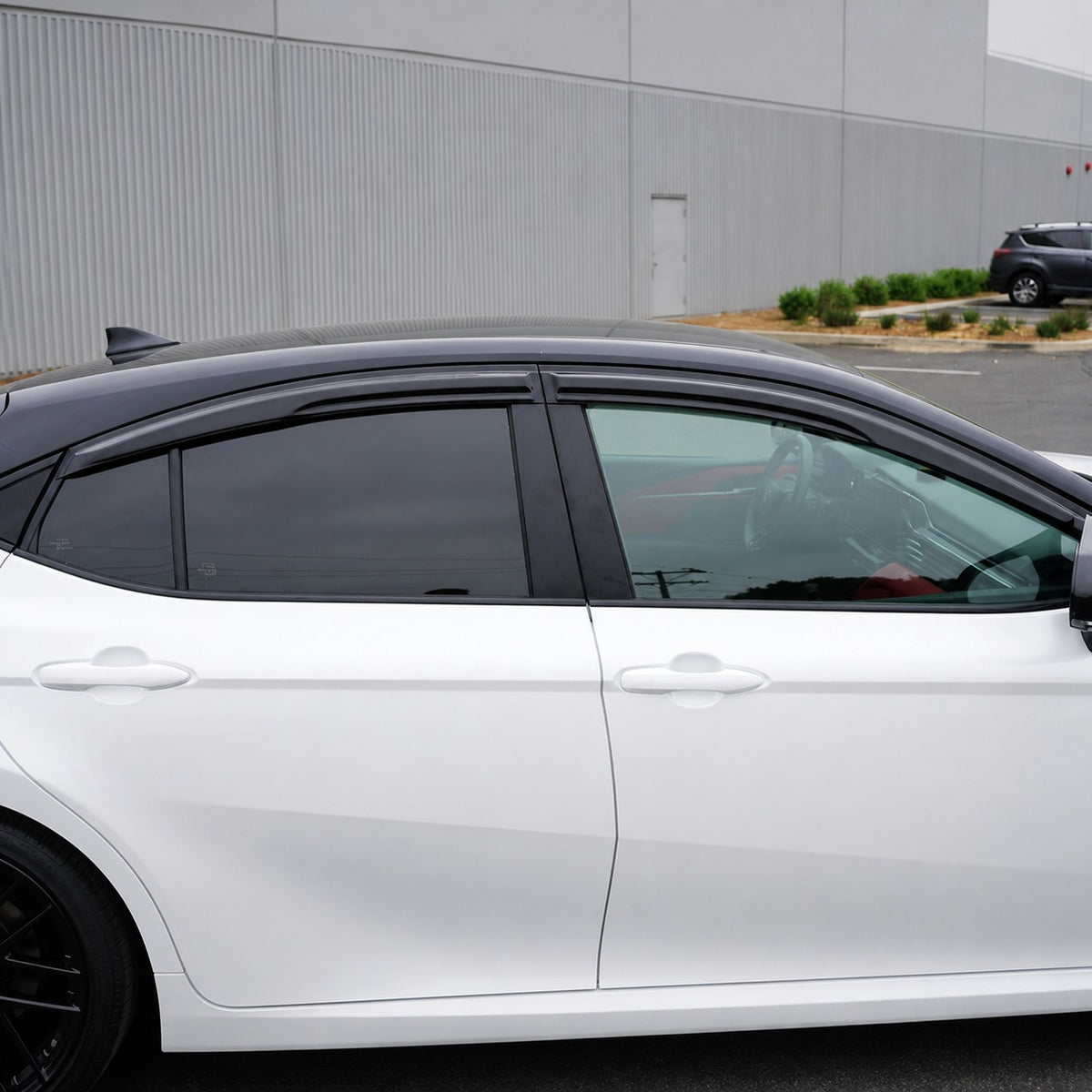 KRVN Mugen-Style 3D Wavy Window Visors for 2025-2026 Toyota Camry — view 2
