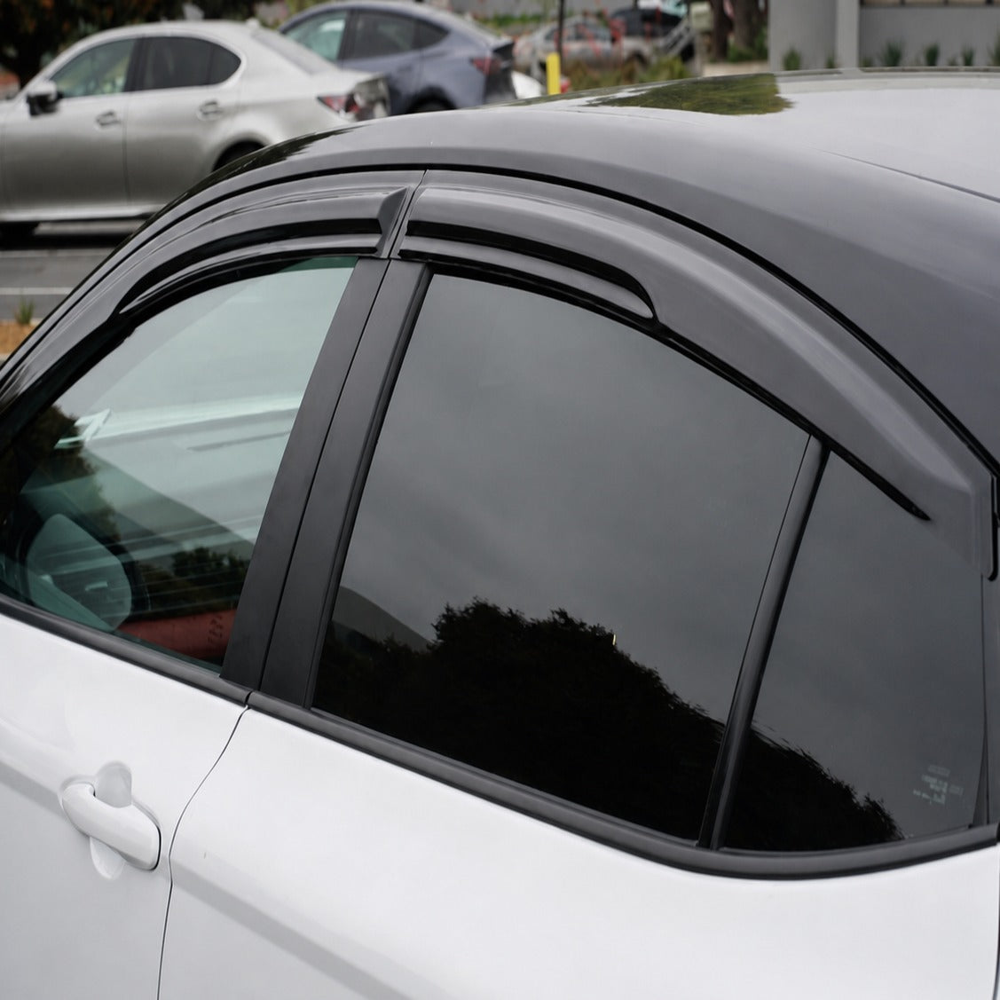 KRVN Mugen-Style 3D Wavy Window Visors for 2025-2026 Toyota Camry — view 6