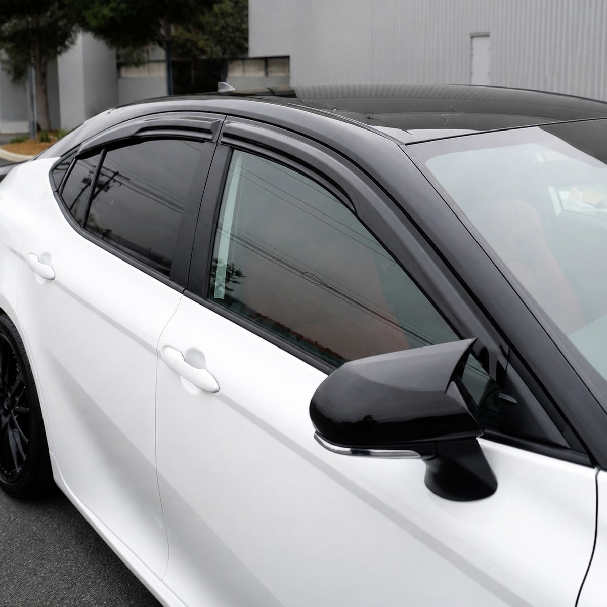 KRVN Mugen-Style 3D Wavy Window Visors for 2025-2026 Toyota Camry — view 8