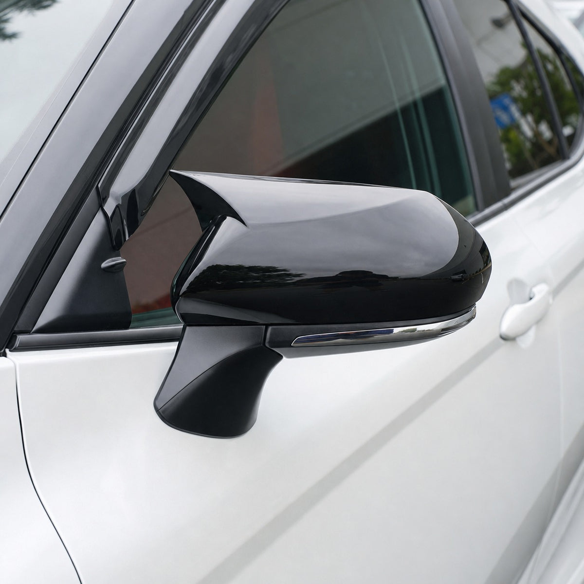 KRVN Mugen-Style Gloss Black Mirror Caps for 2025-2026 Toyota Camry