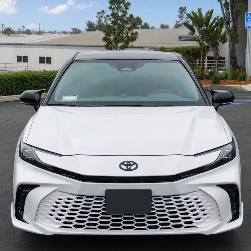 KRVN Mugen-Style Gloss Black Mirror Caps for 2025-2026 Toyota Camry — view 4