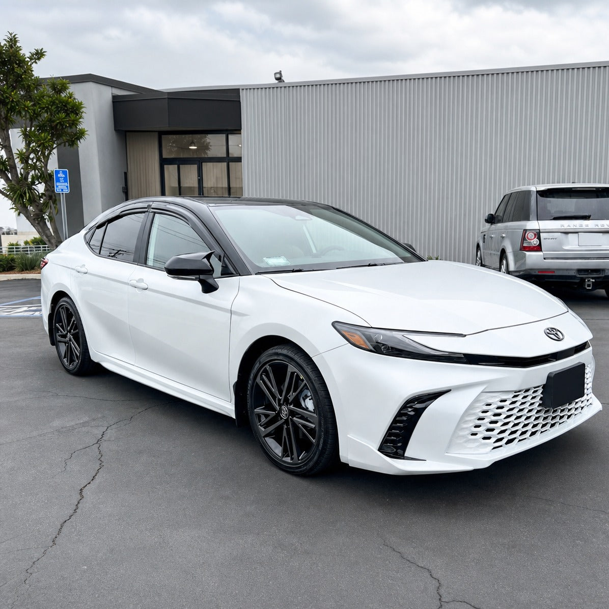KRVN Mugen-Style Gloss Black Mirror Caps for 2025-2026 Toyota Camry — view 7