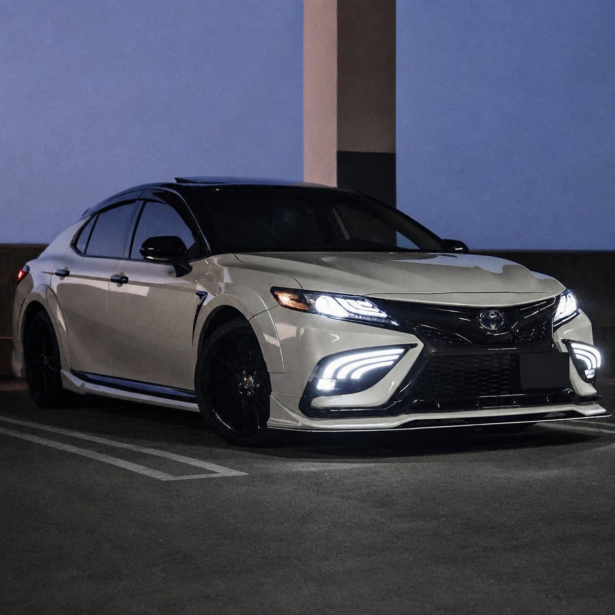 KRVN V2 Sequential LED DRL + Fog Light Kit for 2021-2024 Toyota Camry SE/XSE — view 3