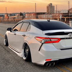 KRVN Mugen Style 3D Wavy Window Visors for 2018-2024 Toyota Camry — view 3