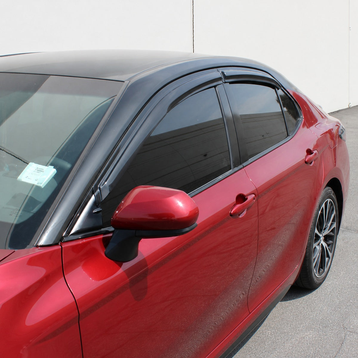 KRVN Mugen Style 3D Wavy Window Visors for 2018-2024 Toyota Camry — view 4