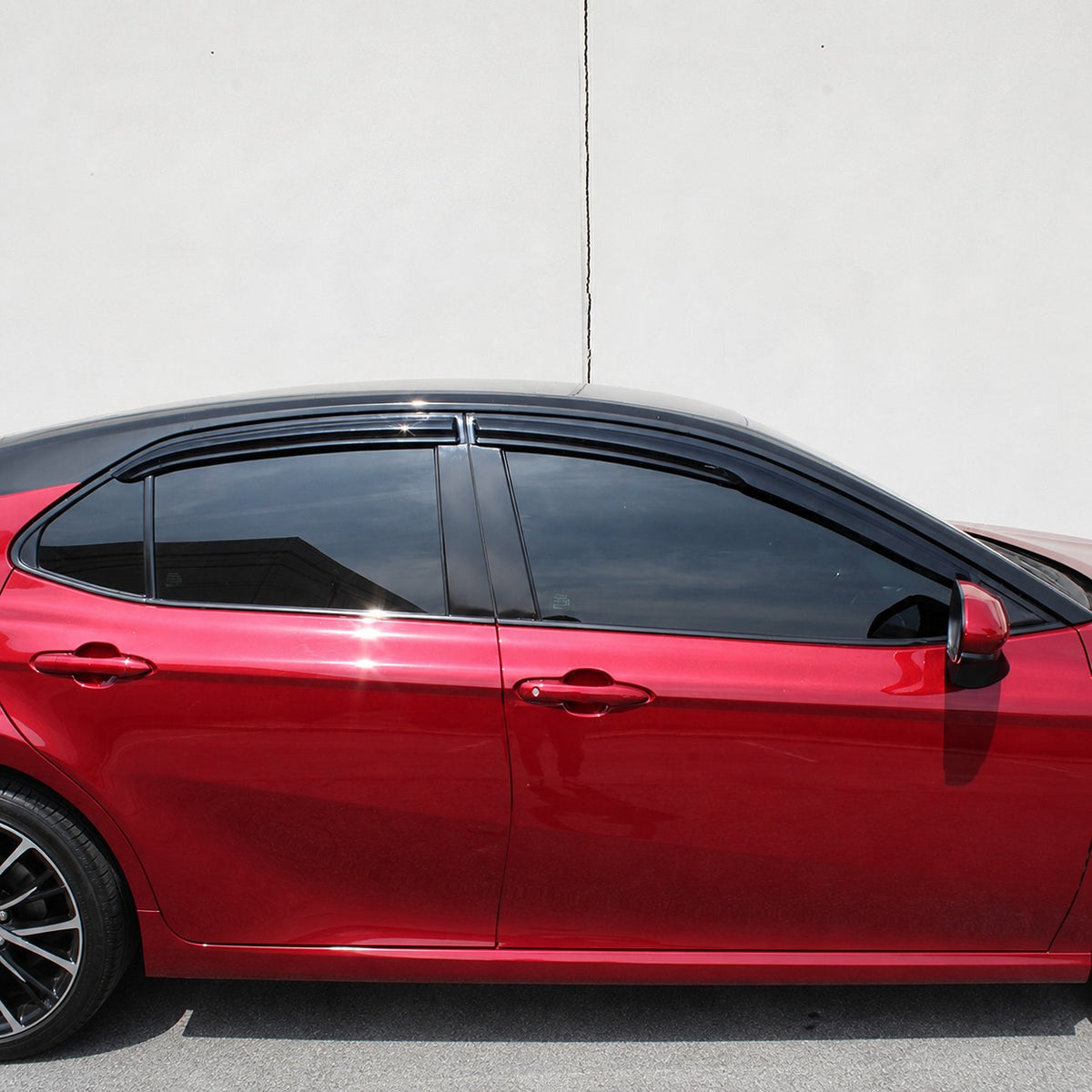 KRVN Mugen Style 3D Wavy Window Visors for 2018-2024 Toyota Camry — view 5
