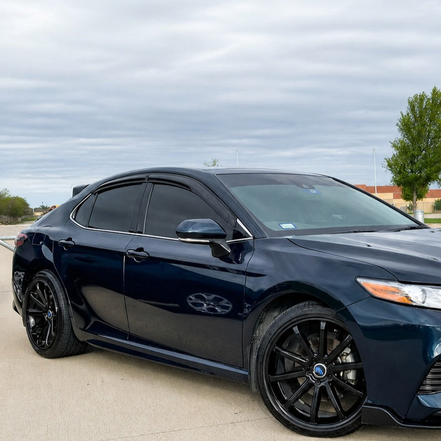 KRVN Mugen Style 3D Wavy Window Visors for 2018-2024 Toyota Camry — view 6