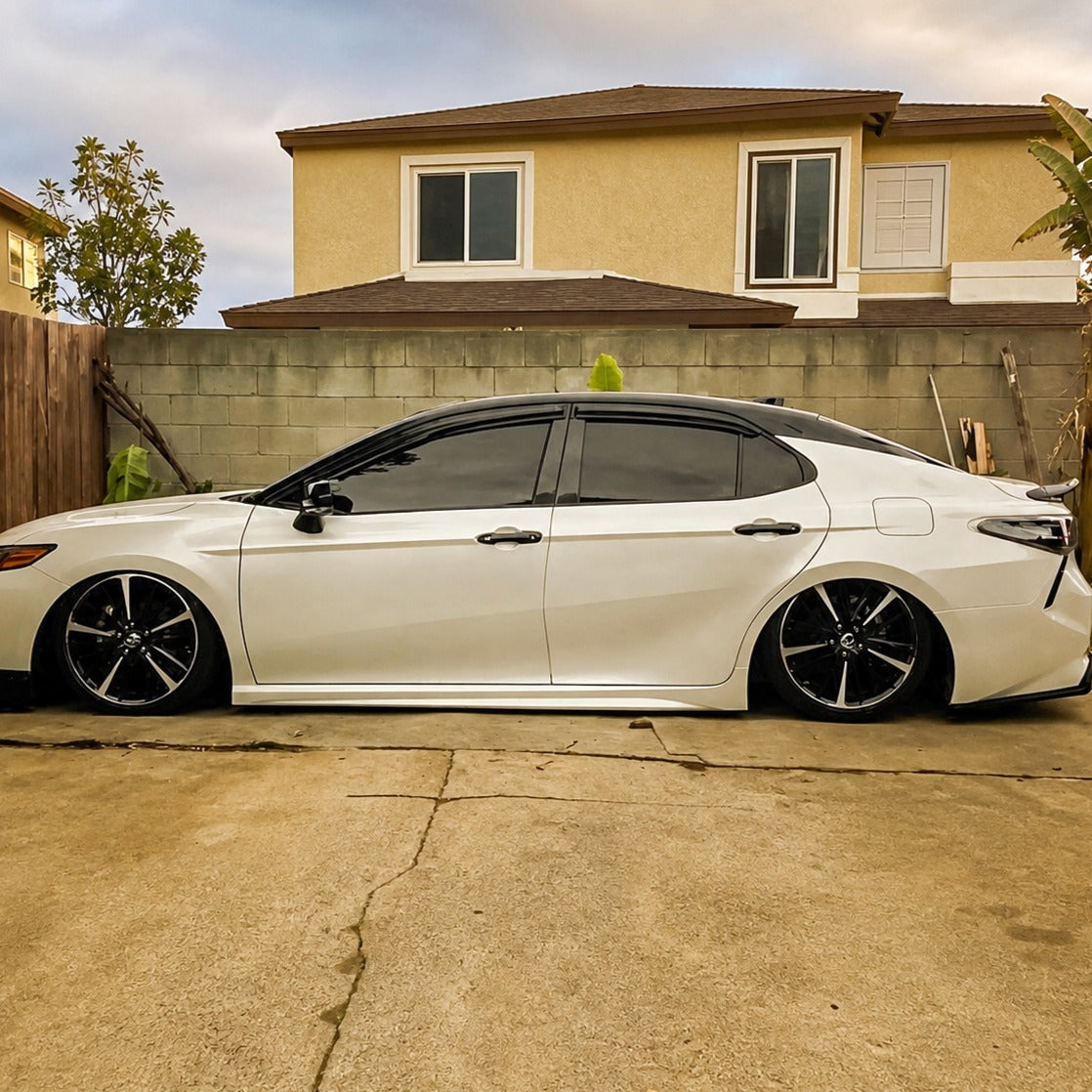KRVN Mugen Style 3D Wavy Window Visors for 2018-2024 Toyota Camry — view 8