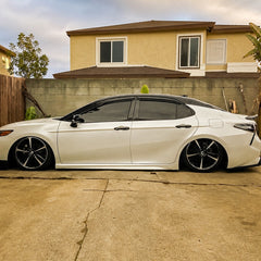 KRVN Mugen Style 3D Wavy Window Visors for 2018-2024 Toyota Camry — view 8