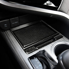 KRVN Carbon Fiber Center Console Storage Box Trim Set — 2018–2024 Toyota Camry