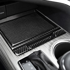 KRVN Carbon Fiber Center Console Storage Box Trim Set — 2018–2024 Toyota Camry — view 5