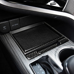 KRVN Carbon Fiber Center Console Storage Box Trim Set — 2018–2024 Toyota Camry — view 9