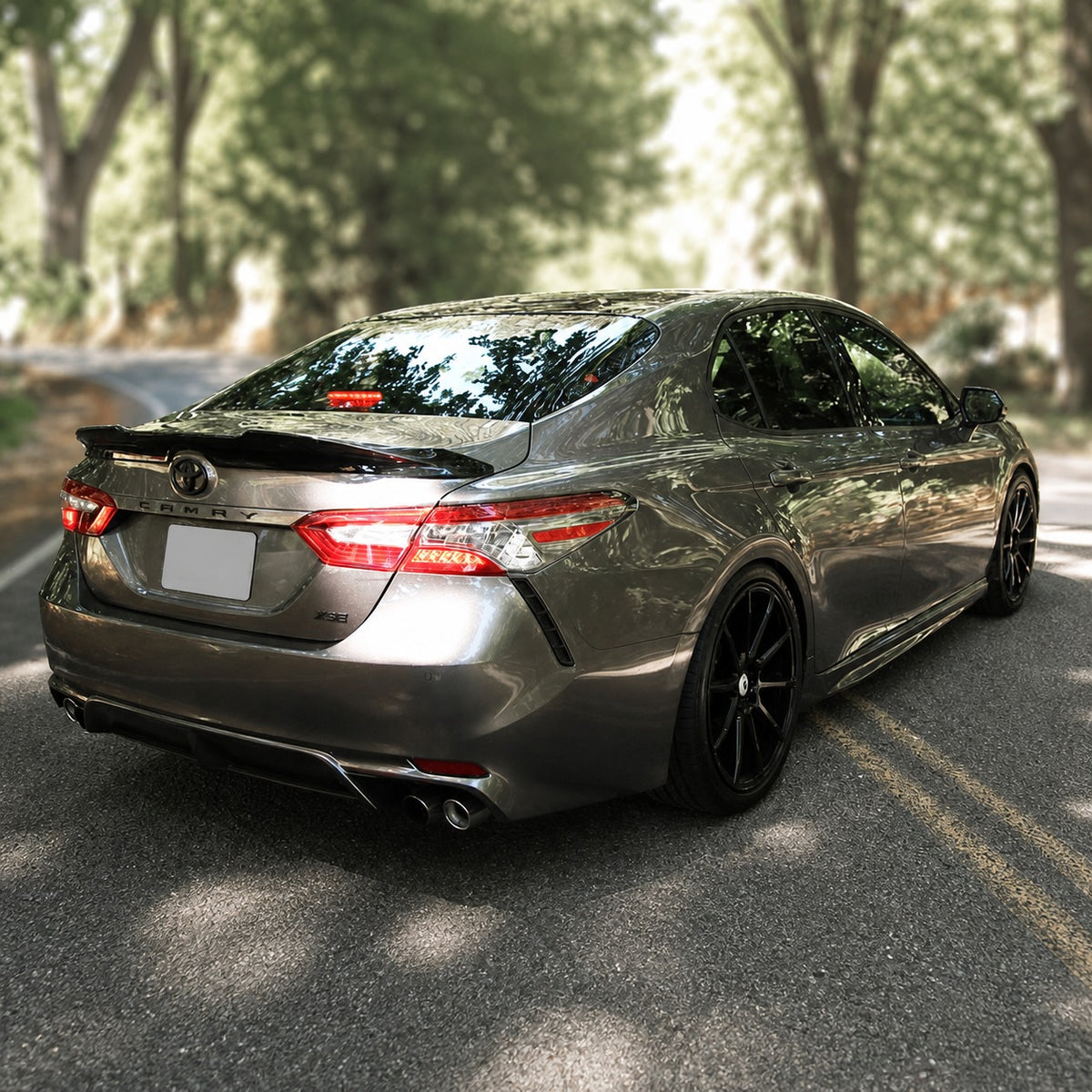 KRVN TRD-Style Extended Duckbill Trunk Spoiler for 2018-2023 Toyota Camry — view 5