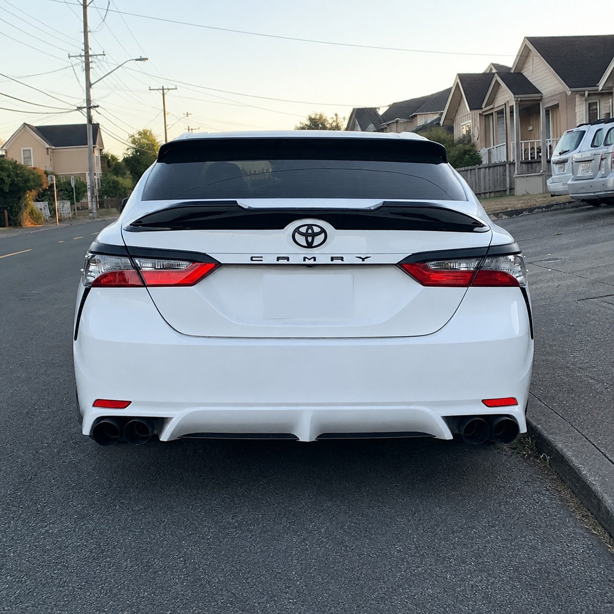 KRVN TRD-Style Extended Duckbill Trunk Spoiler for 2018-2023 Toyota Camry — view 8