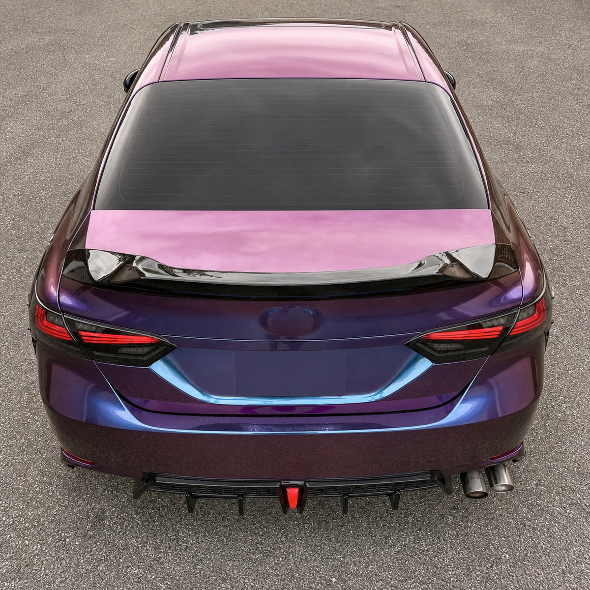 KRVN R-Style High-Kick Duckbill Trunk Spoiler for 2018-2024 Toyota Camry — view 4