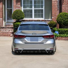 KRVN Slim-Line Tinted Rear Window Roof Visor for 2018-2024 Toyota Camry — view 3