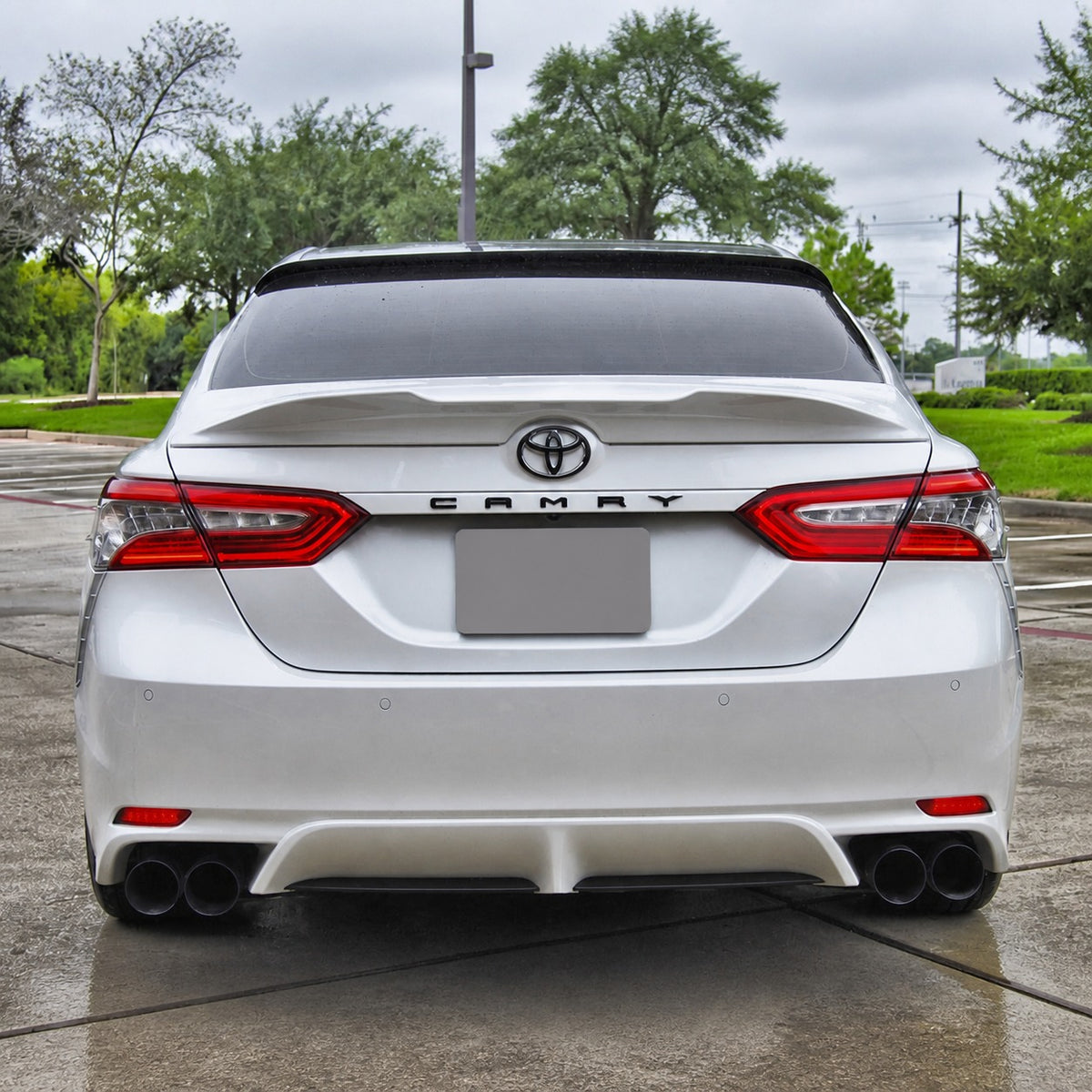 KRVN VIP-Style Rear Window Roof Spoiler for 2018-2024 Toyota Camry — view 3