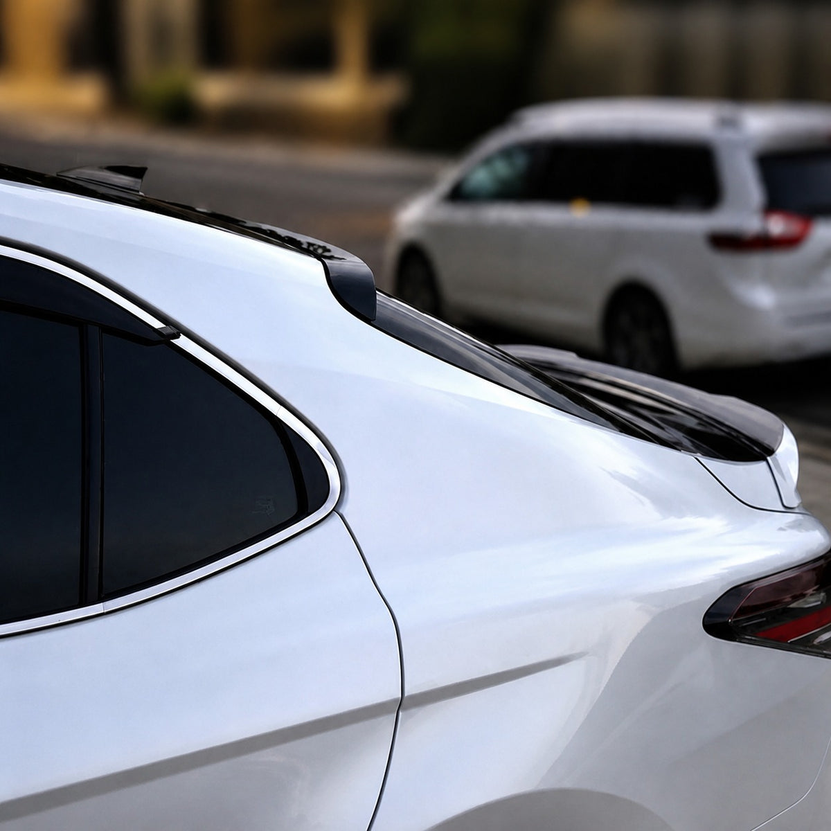 KRVN VIP-Style Rear Window Roof Spoiler for 2018-2024 Toyota Camry — view 4