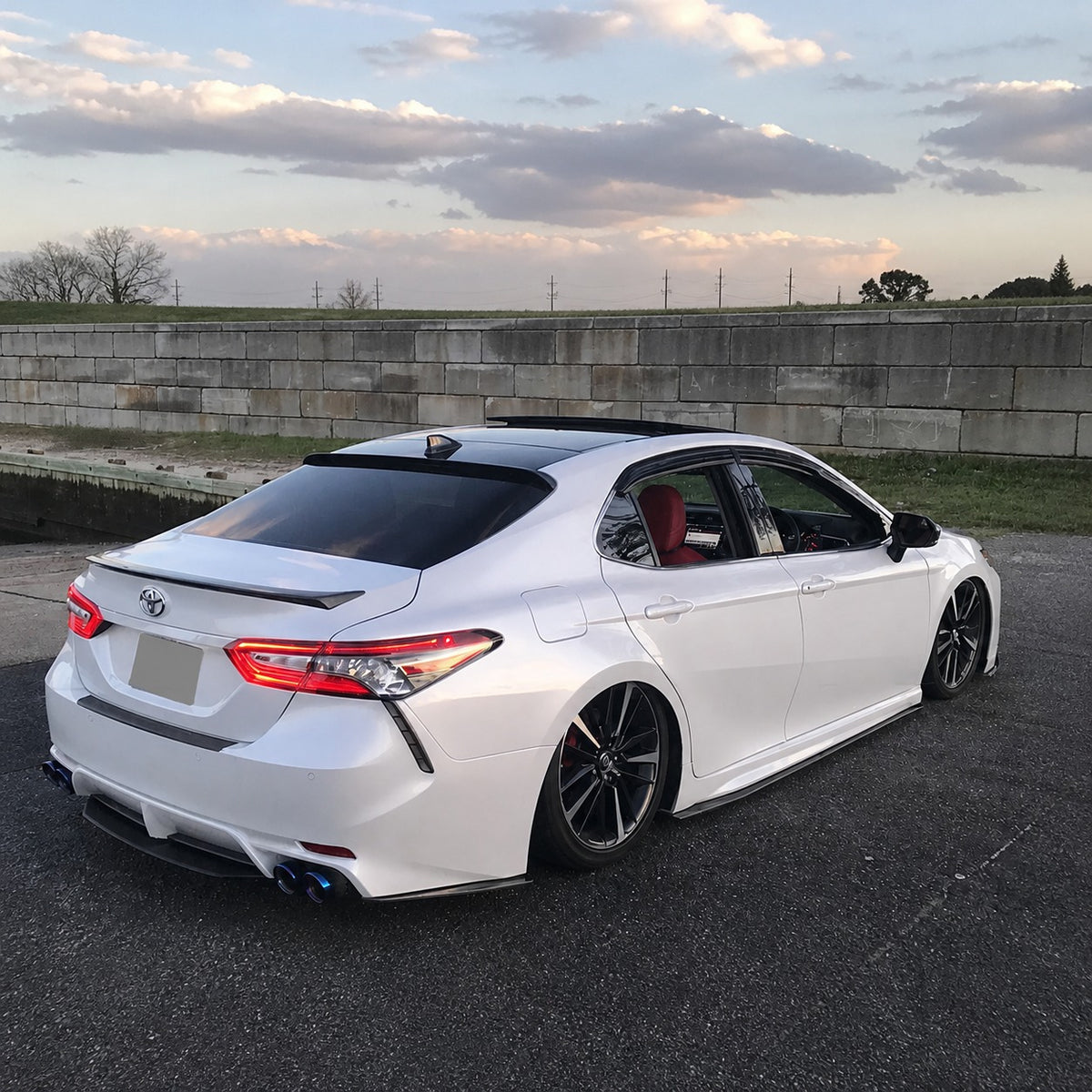 KRVN VIP-Style Rear Window Roof Spoiler for 2018-2024 Toyota Camry — view 8