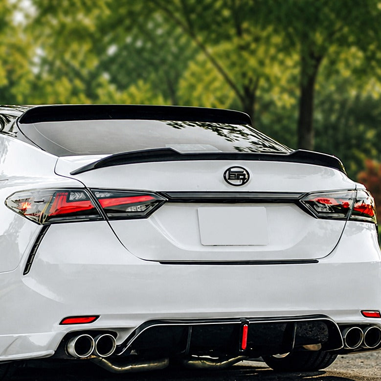 KRVN V-Style Carbon Fiber Trunk Spoiler for 2018-2024 Toyota Camry